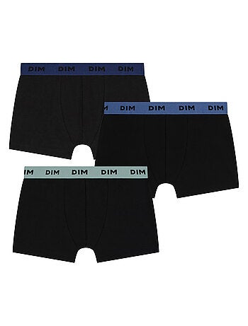 Lot de 3 Boxers garçon Coton Mix and Colors