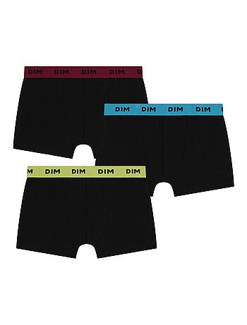 Lot de 3 Boxers garçon Coton Mix and Colors