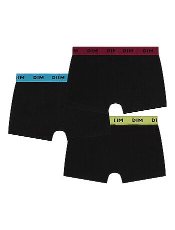 Lot de 3 Boxers garçon Coton Mix and Colors