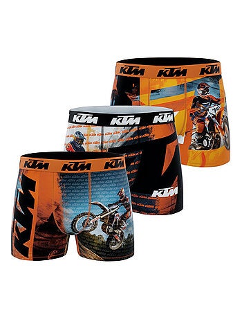 Lot de 3 boxers garçon Cross Ktm