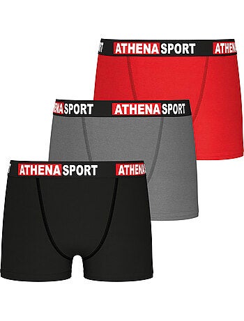 Lot de 3 boxers garçon Daily Sport Coton Athena