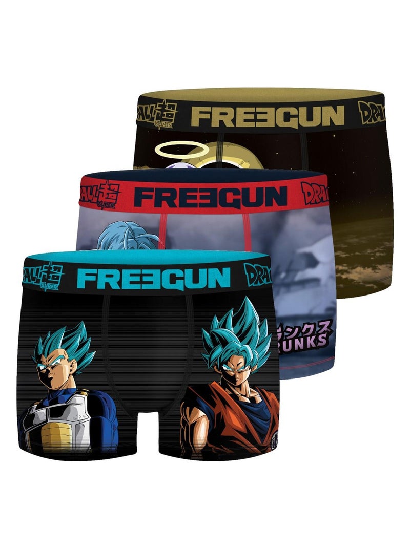 Lot de 3 Boxers garçon Dragon Ball Super Freegun Gris - Kiabi