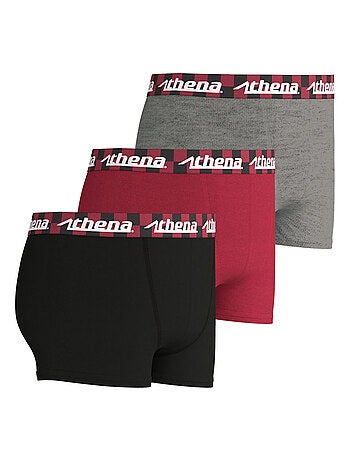 Lot de 3 boxers garçon Color