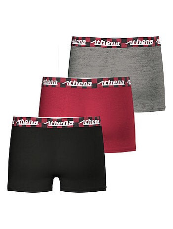 Lot de 3 boxers garçon Color
