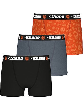 Lot de 3 boxers garçon Ecopack Trio Pop Athena