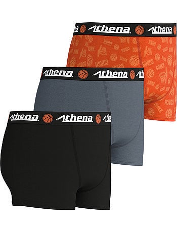 Lot de 3 boxers garçon Ecopack Trio Pop Athena