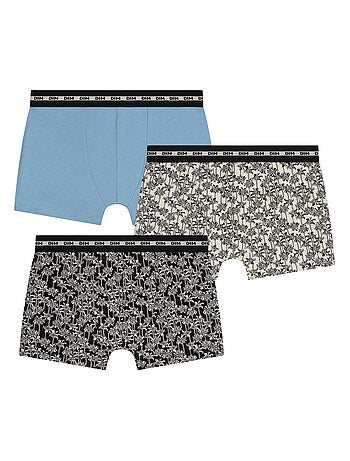 Lot de 3 boxers garçon Fashion Coton Stretch