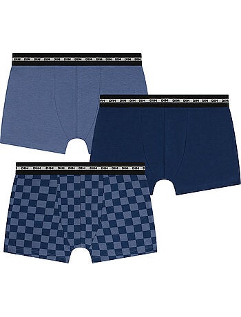 Lot de 3 boxers garçon Fashion Coton Stretch