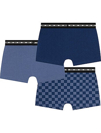 Lot de 3 boxers garçon Fashion Coton Stretch