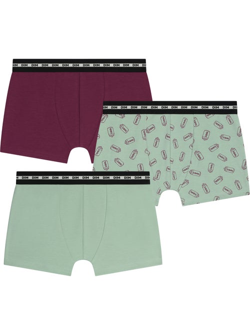 Lot de 3 boxers garçon Fashion Coton Stretch - Kiabi