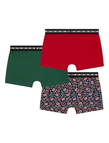 Lot de 3 boxers garçon Fashion Coton Stretch