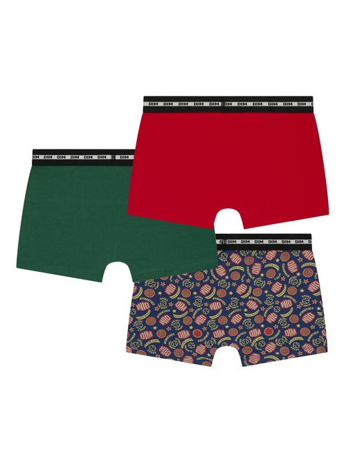 Lot de 3 boxers garçon Fashion Coton Stretch - Kiabi