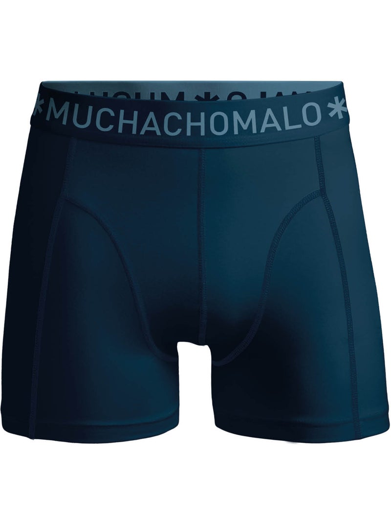 Lot de 3 boxers garçon Muchachomalo Bleu Noir Bleu - Kiabi