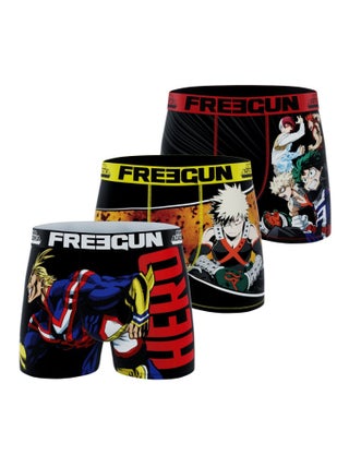 Lot de 3 boxers garçon My Hero Academia Freegun