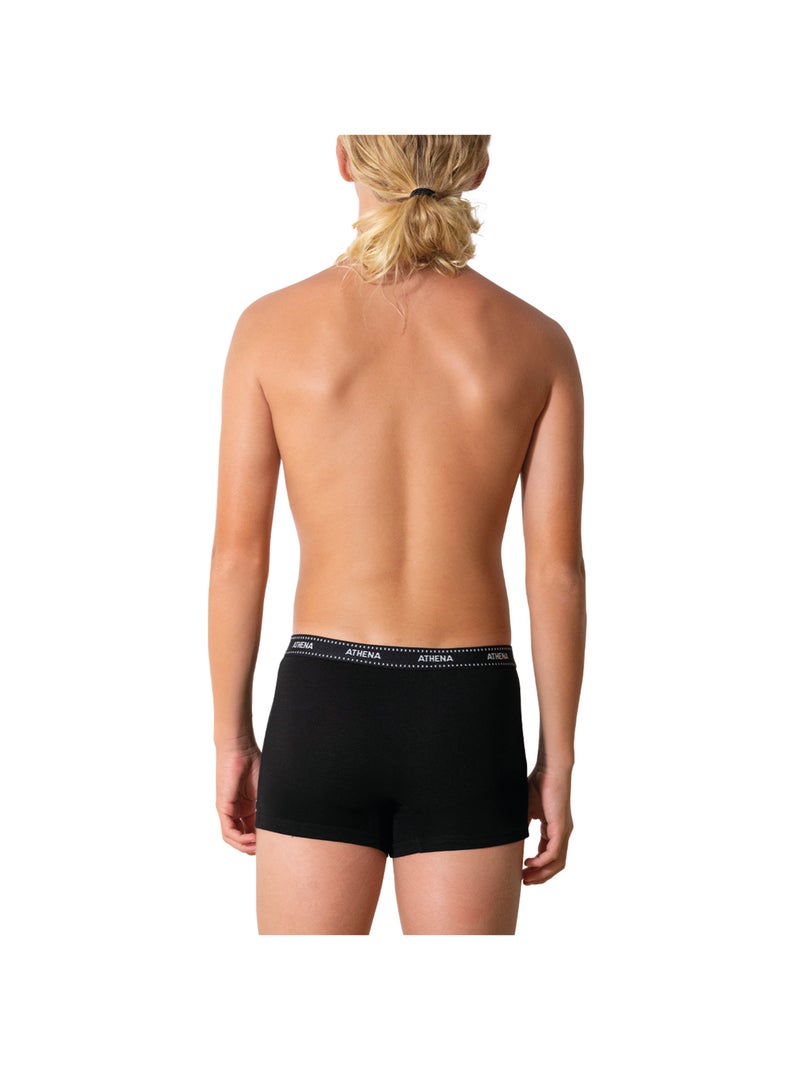 Lot de 3 boxers garçon My Petit Prix Athena Noir Noir Noir - Kiabi