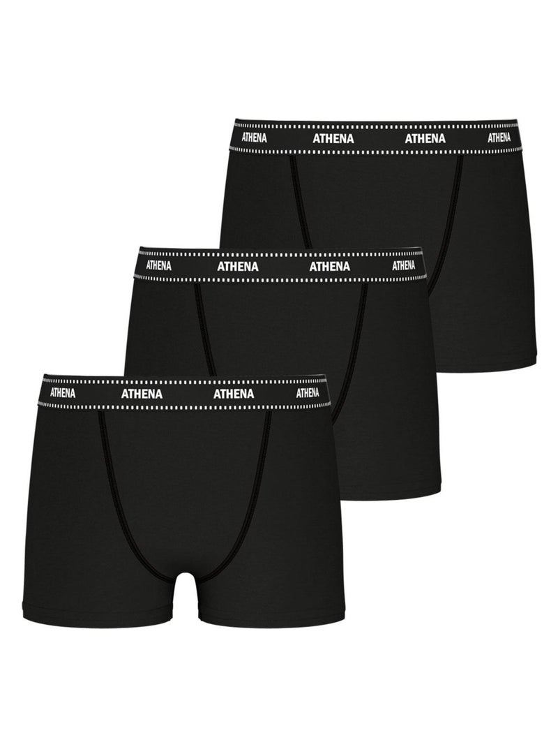 Lot de 3 boxers garçon My Petit Prix Noir - Kiabi