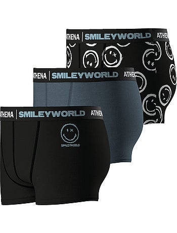 Lot de 3 boxers garçon SmileyWorld® I Athena