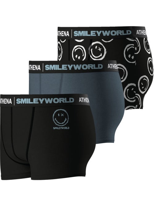 Lot de 3 boxers garçon SmileyWorld® I Athena - Kiabi