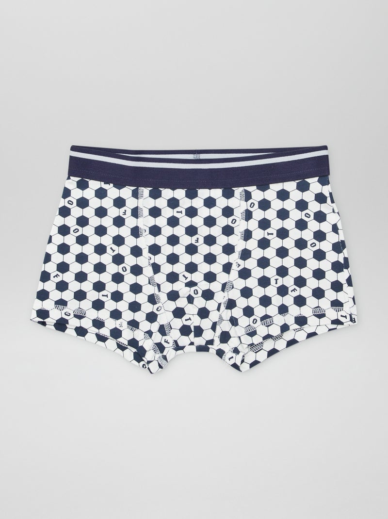 Lot de 3 boxers Gris/bleu marine - Kiabi