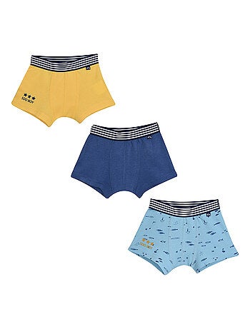 LOT DE 3 BOXERS HELIO ENFANT