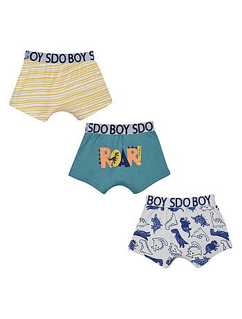 LOT DE 3 BOXERS HENRIQUE ENFANT