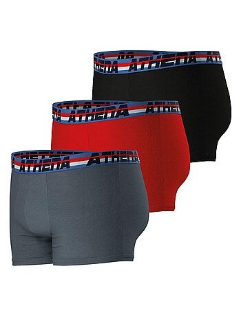 Lot de 3 boxers homme 720 Stretch Coton Athena
