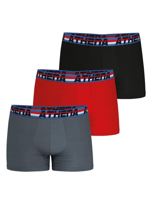 Lot de 3 boxers homme 720 Stretch Coton Athena - Kiabi