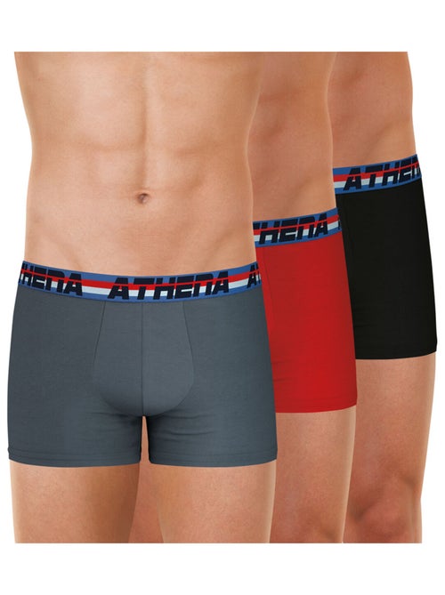 Lot de 3 boxers homme 720 Stretch Coton Athena - Kiabi