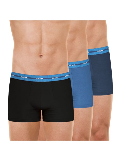 Lot de 3 boxers homme 720 Stretch Coton Athena - Kiabi