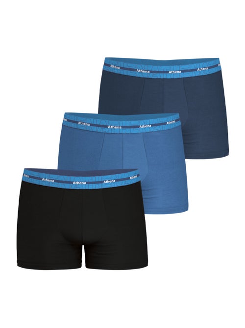 Lot de 3 boxers homme 720 Stretch Coton Athena - Kiabi