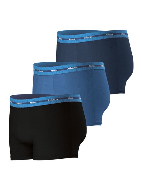 Lot de 3 boxers homme 720 Stretch Coton Athena - Kiabi