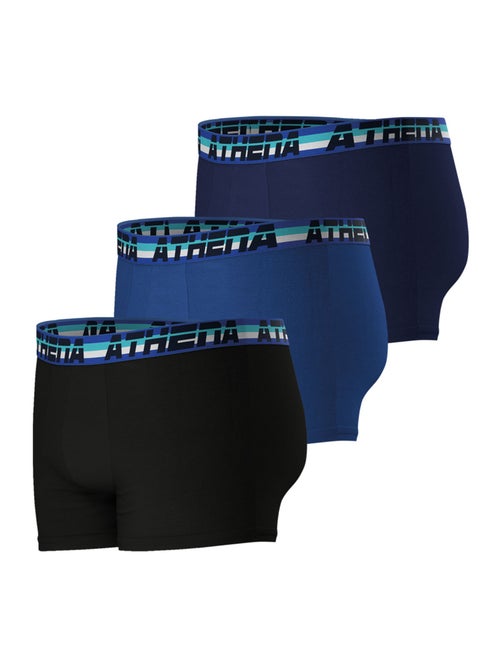 Lot de 3 boxers homme 720 Stretch Coton Athena - Kiabi