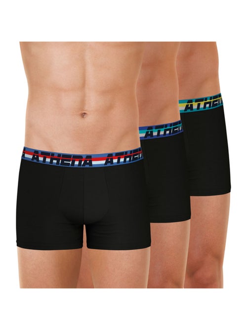 Lot de 3 boxers homme 720 Stretch Coton Athena - Kiabi
