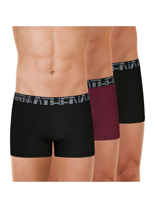Lot de 3 boxers homme 720 Stretch Micro Athena - Kiabi