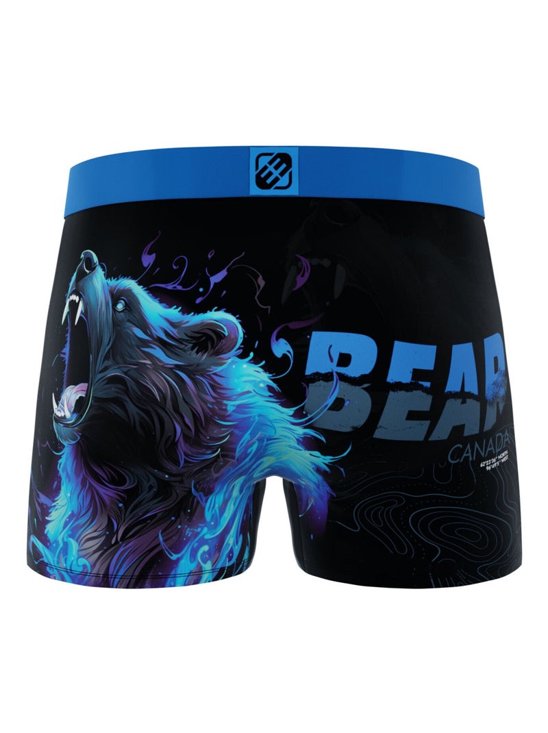 Lot de 3 boxers homme A90 Freegun Bleu Rouge - Kiabi