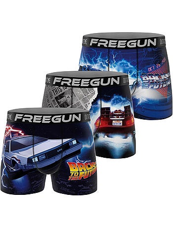 Lot de 3 boxers homme Back to the future Freegun
