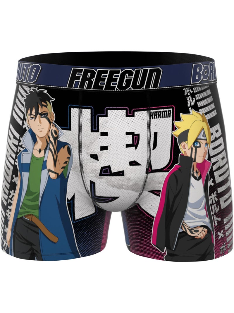 Lot de 3 boxers homme boruto freegun Rouge - Kiabi