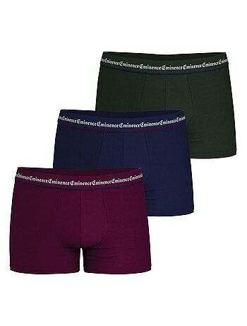 Lot de 3 boxers homme Business Eminence