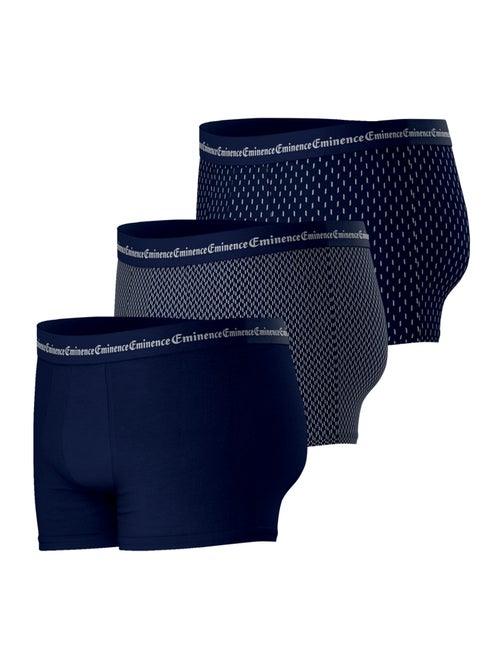 Lot de 3 boxers homme Business Print Eminence - Kiabi