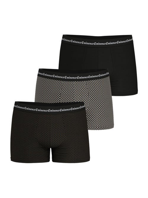 Lot de 3 boxers homme Business Print Eminence - Kiabi