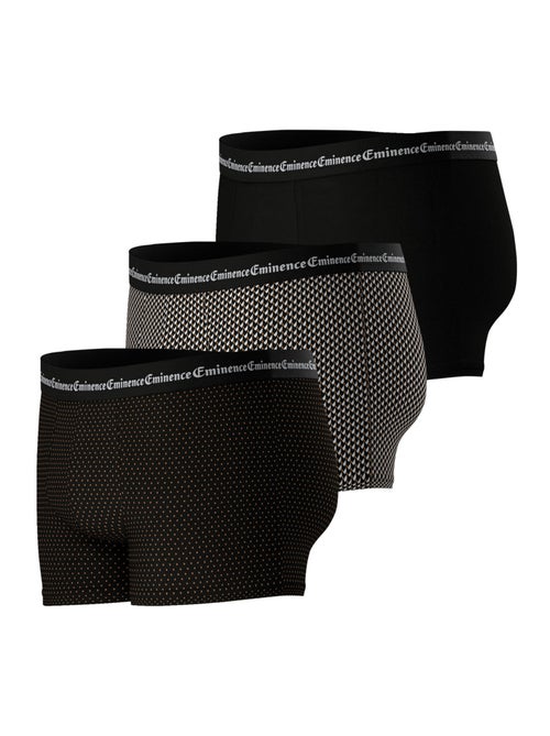 Lot de 3 boxers homme Business Print Eminence - Kiabi