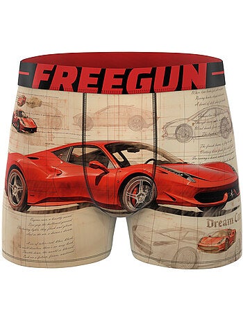 Lot de 3 boxers homme cars racing freegun