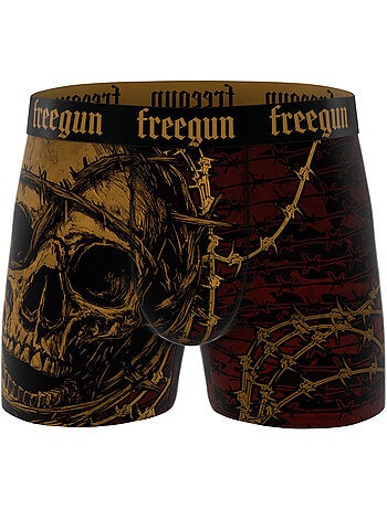Lot de 3 boxers homme collection rock that freegun
