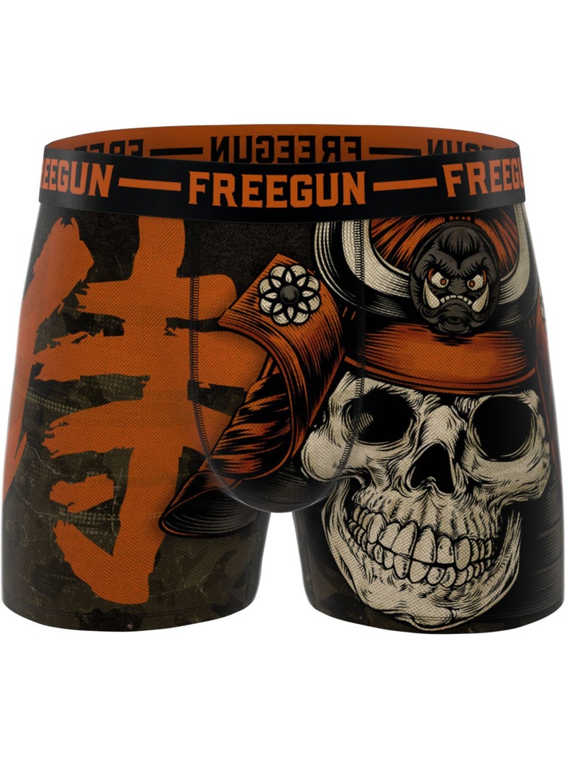 Lot de 3 boxers homme collection rock that freegun Marron - Kiabi
