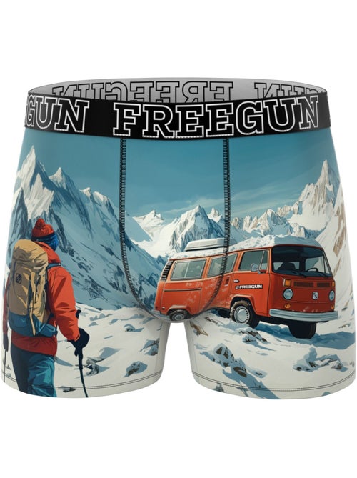Lot de 3 boxers homme collection vintage winter freegun - Kiabi