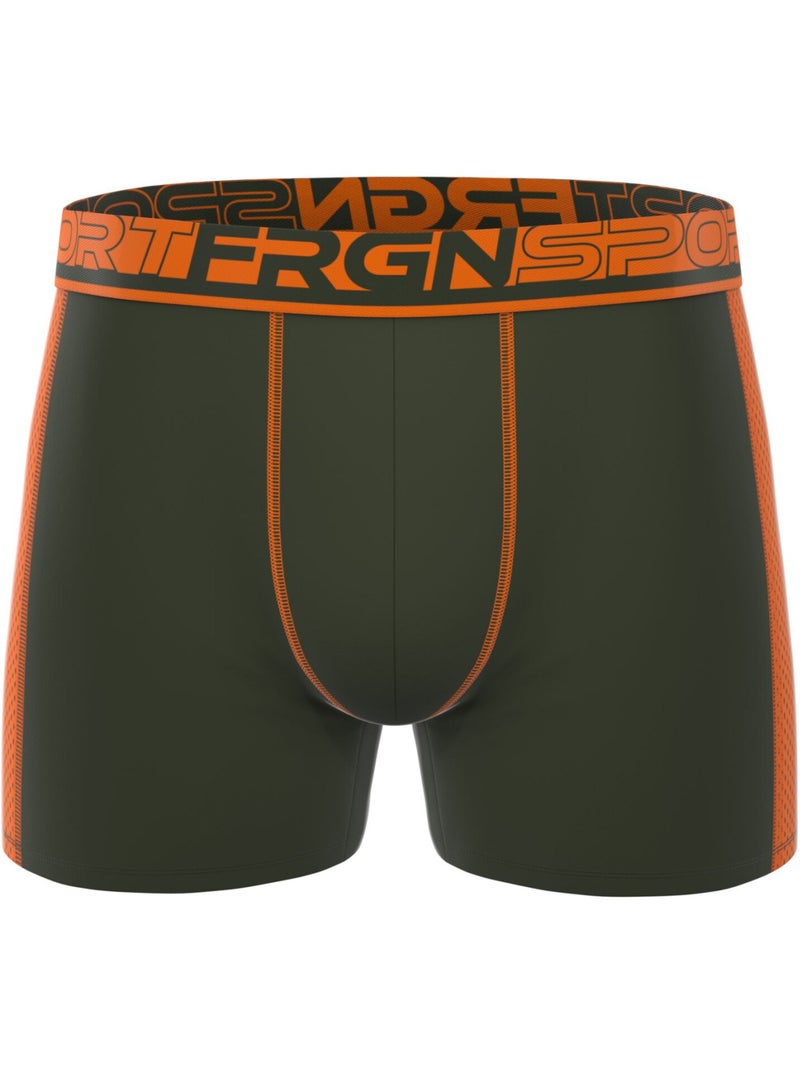Lot de 3 boxers homme cooling pro en mesh freegun Noir - Kiabi