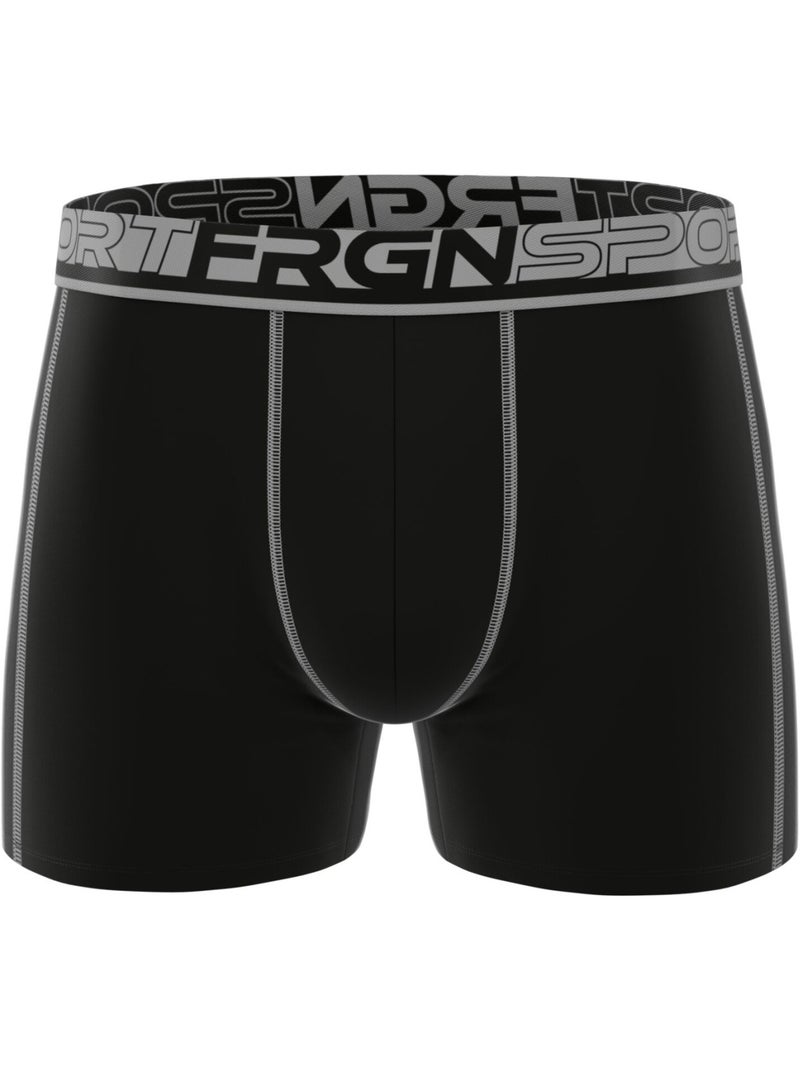 Lot de 3 boxers homme cooling pro en mesh freegun Noir - Kiabi