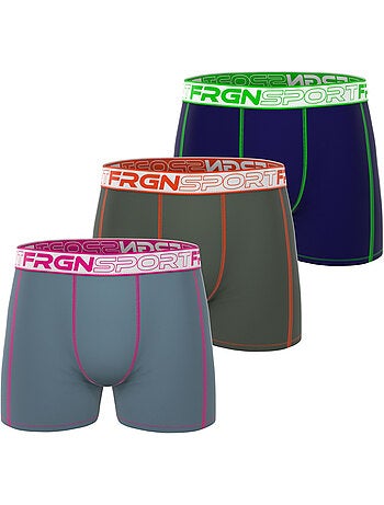 Lot de 3 boxers homme cooling pro freegun