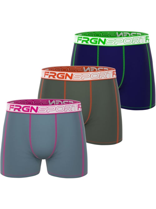 Lot de 3 boxers homme cooling pro freegun - Kiabi