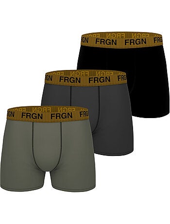 Lot de 3 boxers homme cooling signature rich freegun
